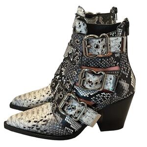 🤑Jeffrey Campbell Caceres bootie  Leather